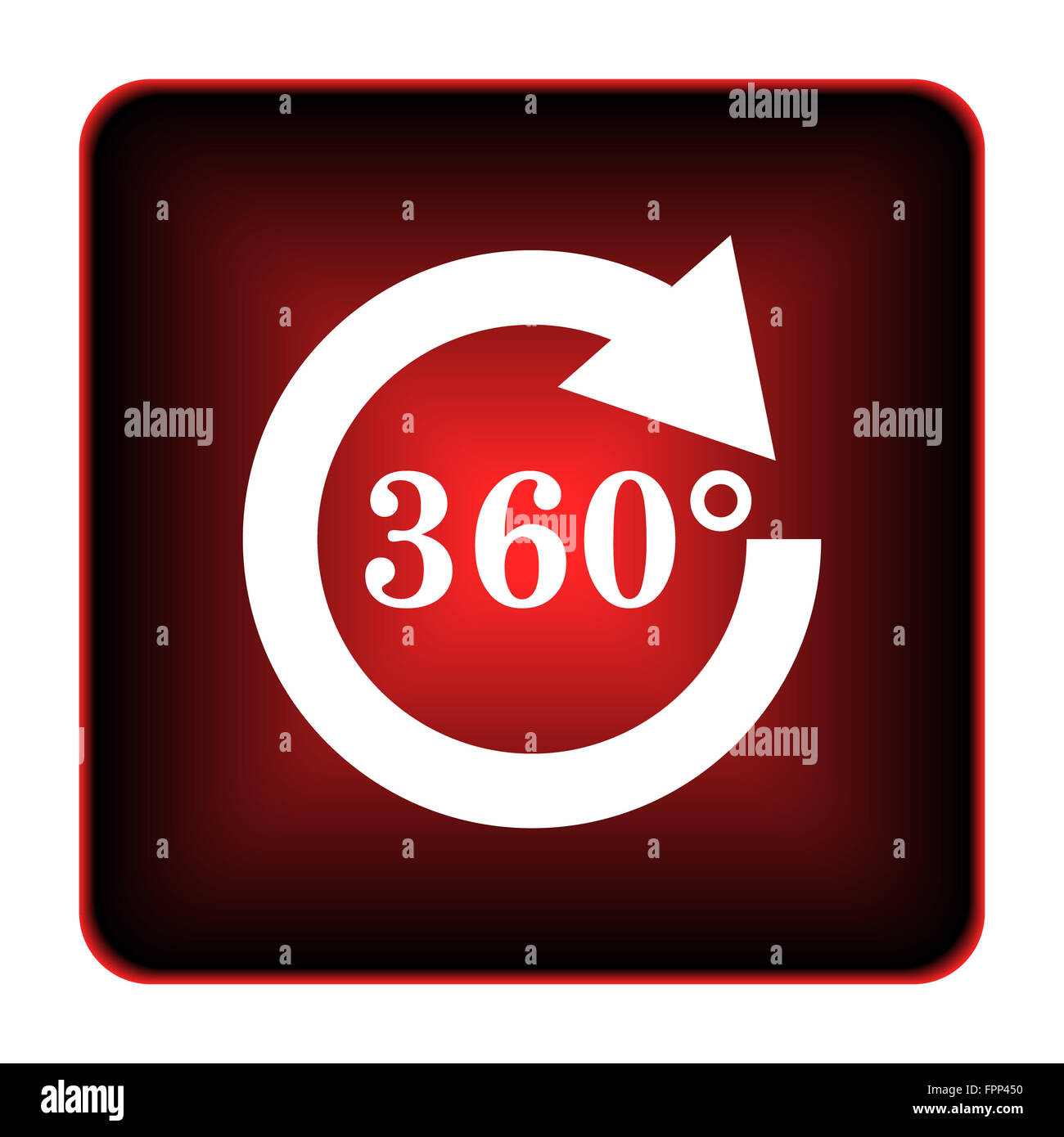 Reload 360 icon. Internet button on white background Stock Photo - Alamy