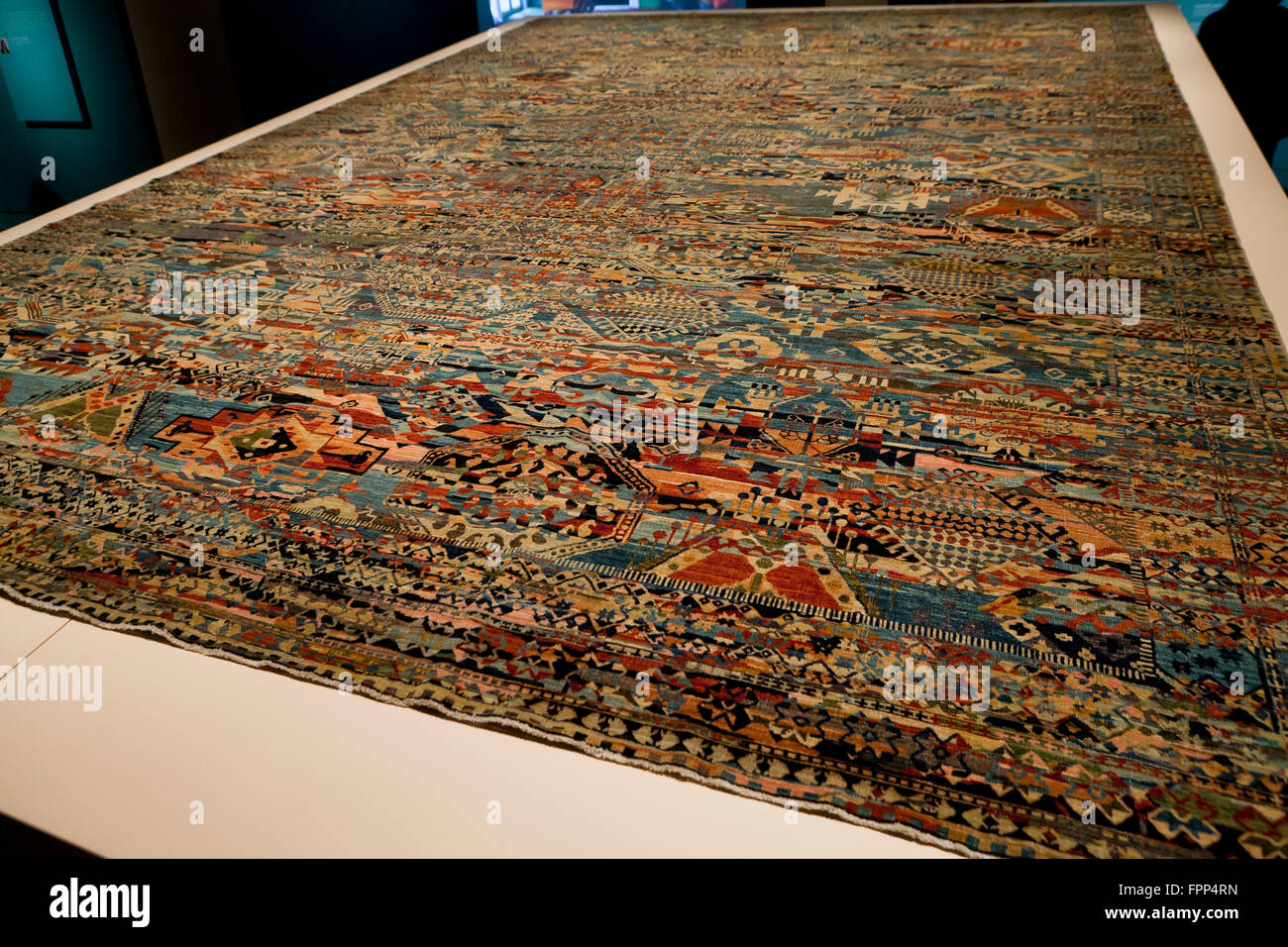 Silk road inspired silk carpet by Erbil Tezcan USA Stock Photo Alamy