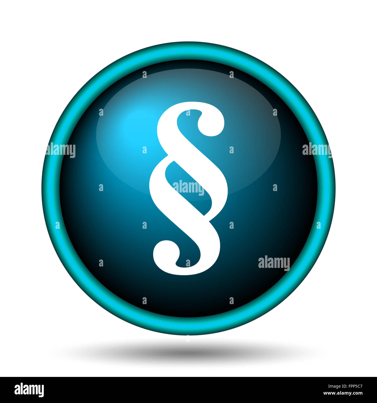 Paragraph icon. Internet button on white background Stock Photo - Alamy