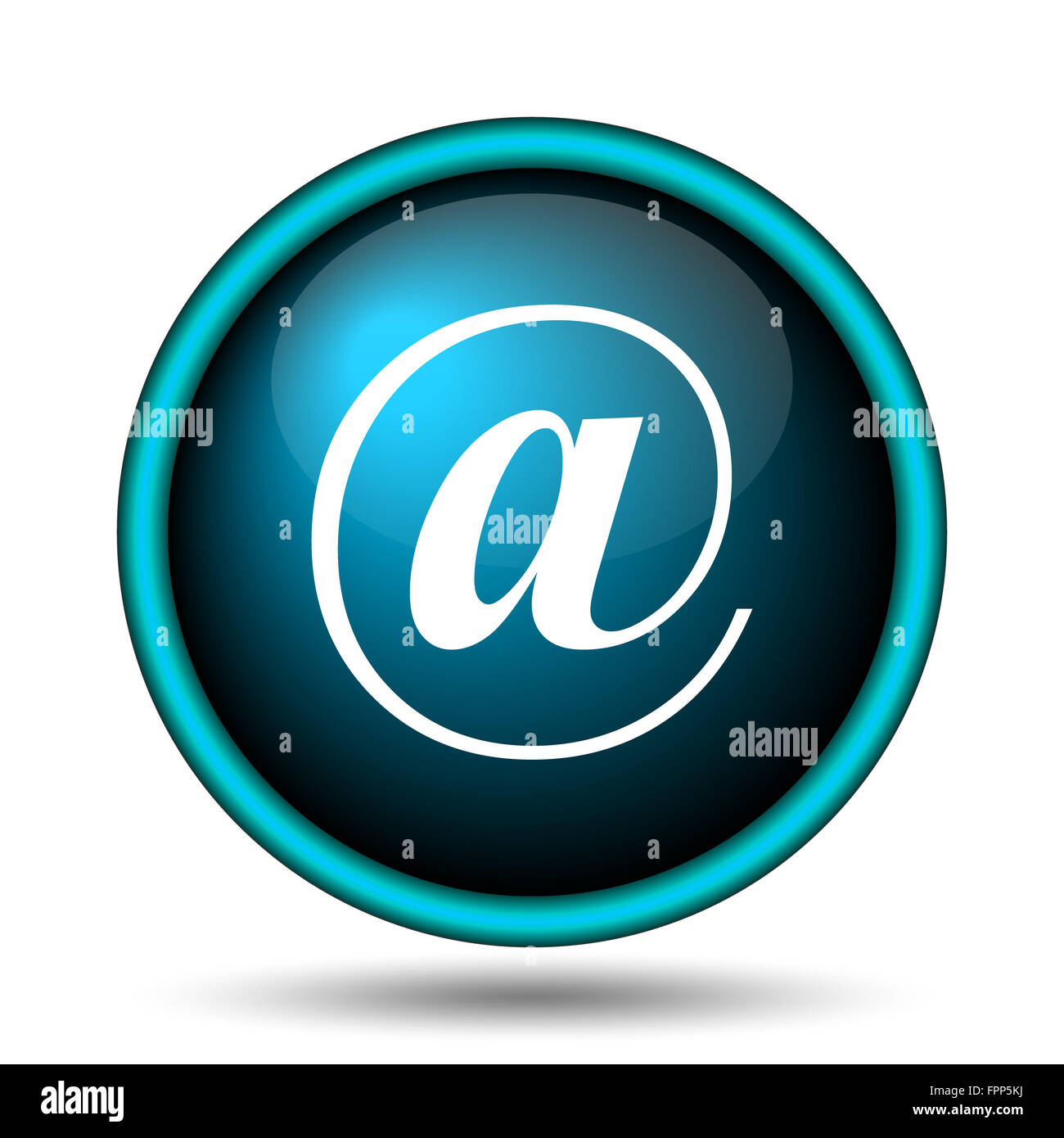 At icon. Internet button on white background Stock Photo - Alamy