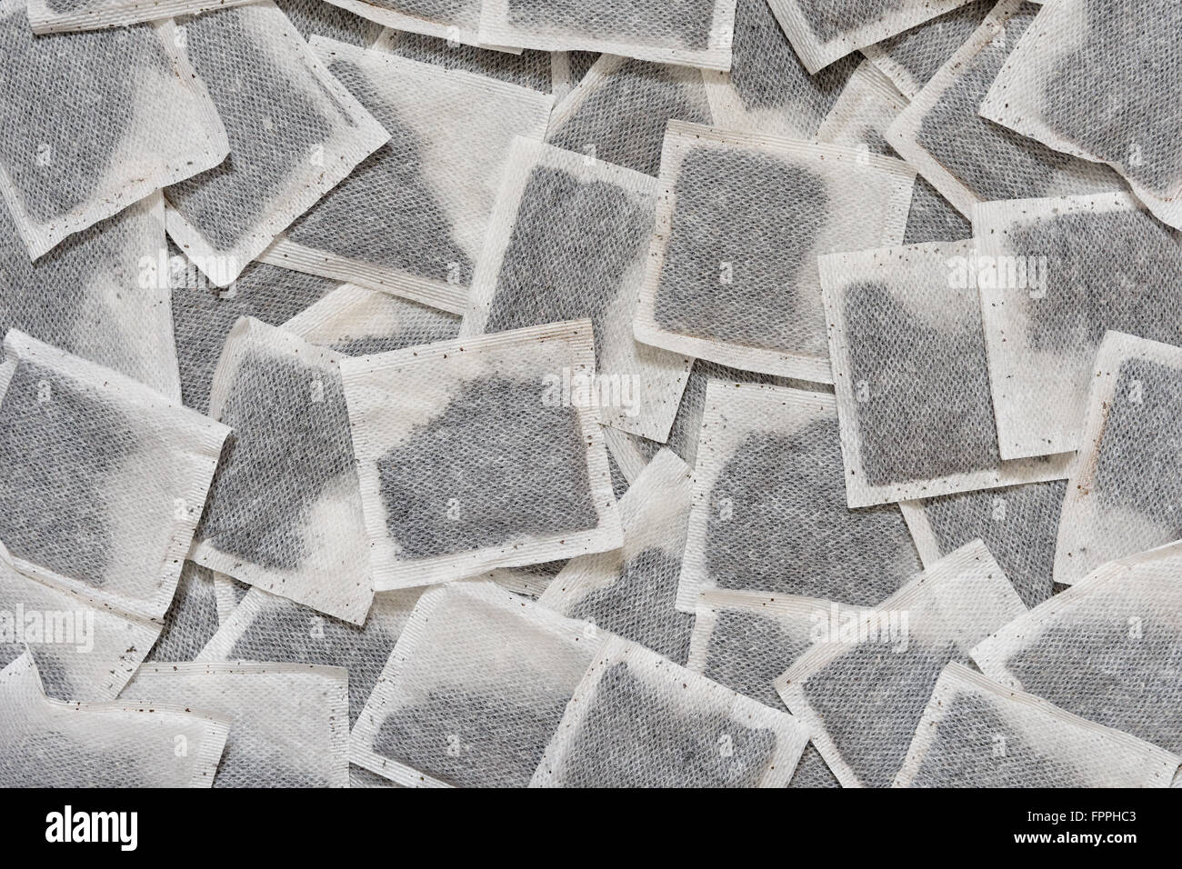 Full frame image of a pile of Earl Grey tea bags Stock Photo