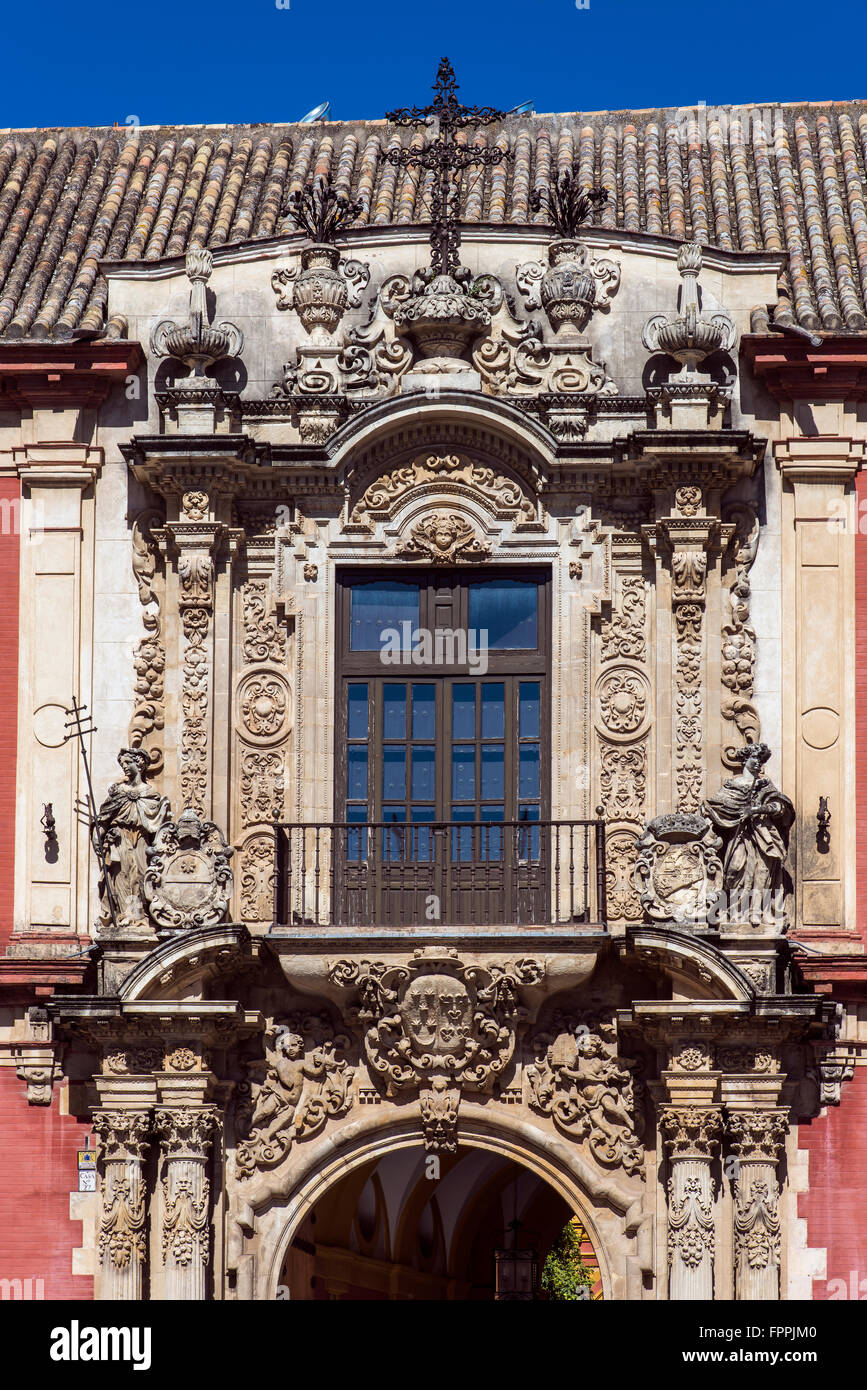 Palacio Arzobispal or Archbishop's Palace, Seville, Andalusia, Spain Stock Photo