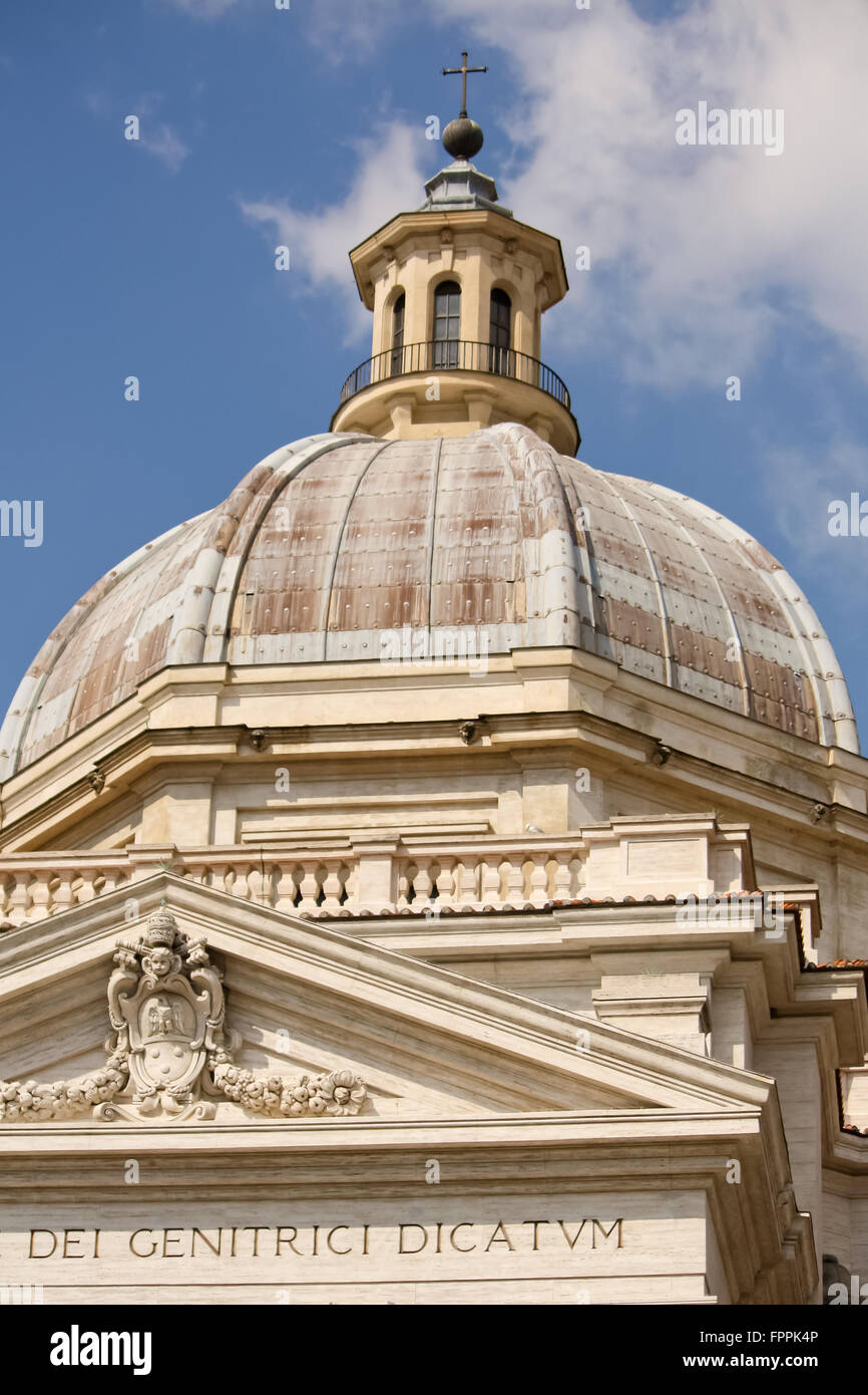 Church "Gran Madre di Dio" in Ponte Milvio, Rome (Italy Stock Photo - Alamy