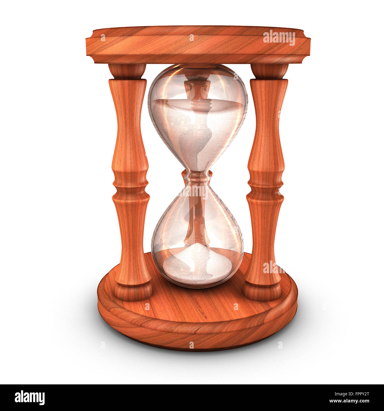 3d wood hourglass hires stock photography and images Alamy