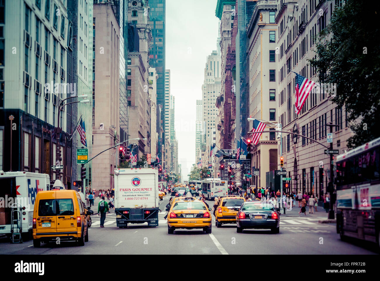 5th Avenue, New York, USA. Stock Photo