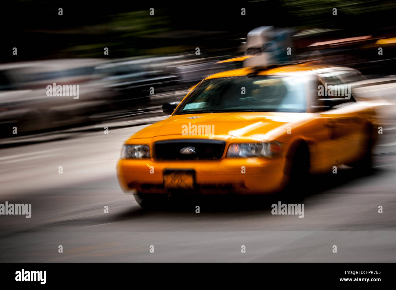 Taxi, New York City, USA Stock Photo