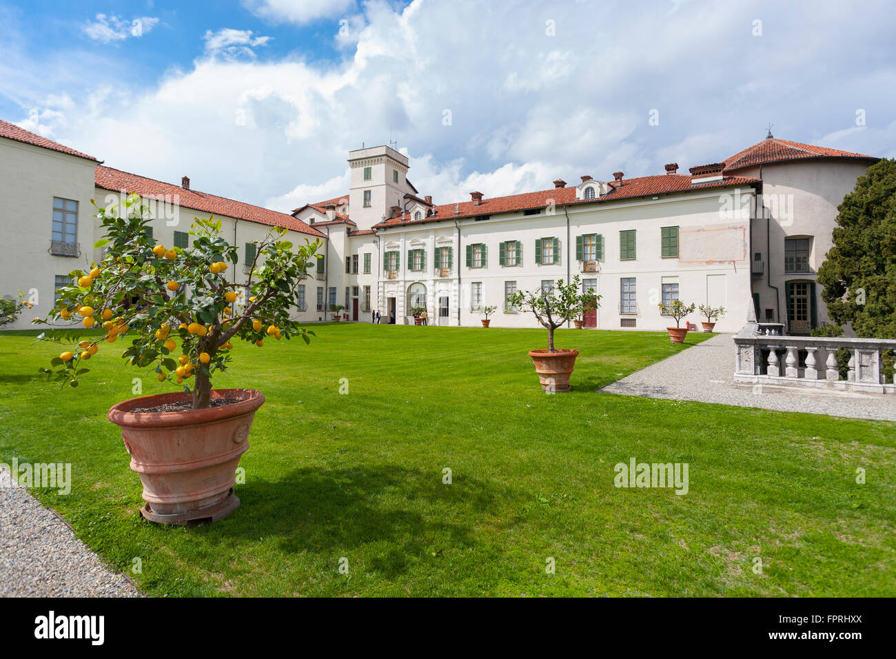 Castle of Masino, Caravino, Turin, Piedmont, Italy Stock Photo