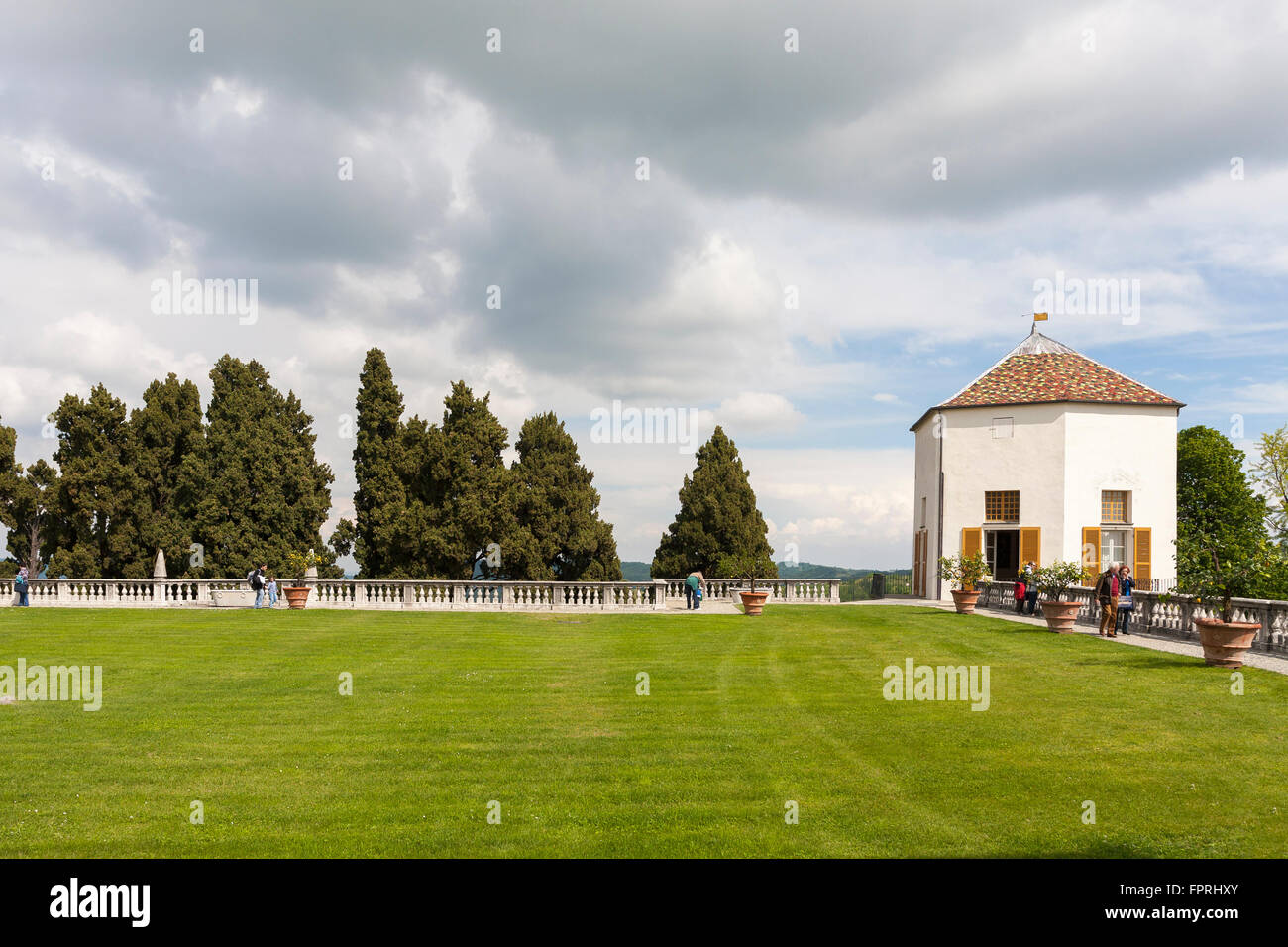 Castle of Masino, Caravino, Turin, Piedmont, Italy Stock Photo