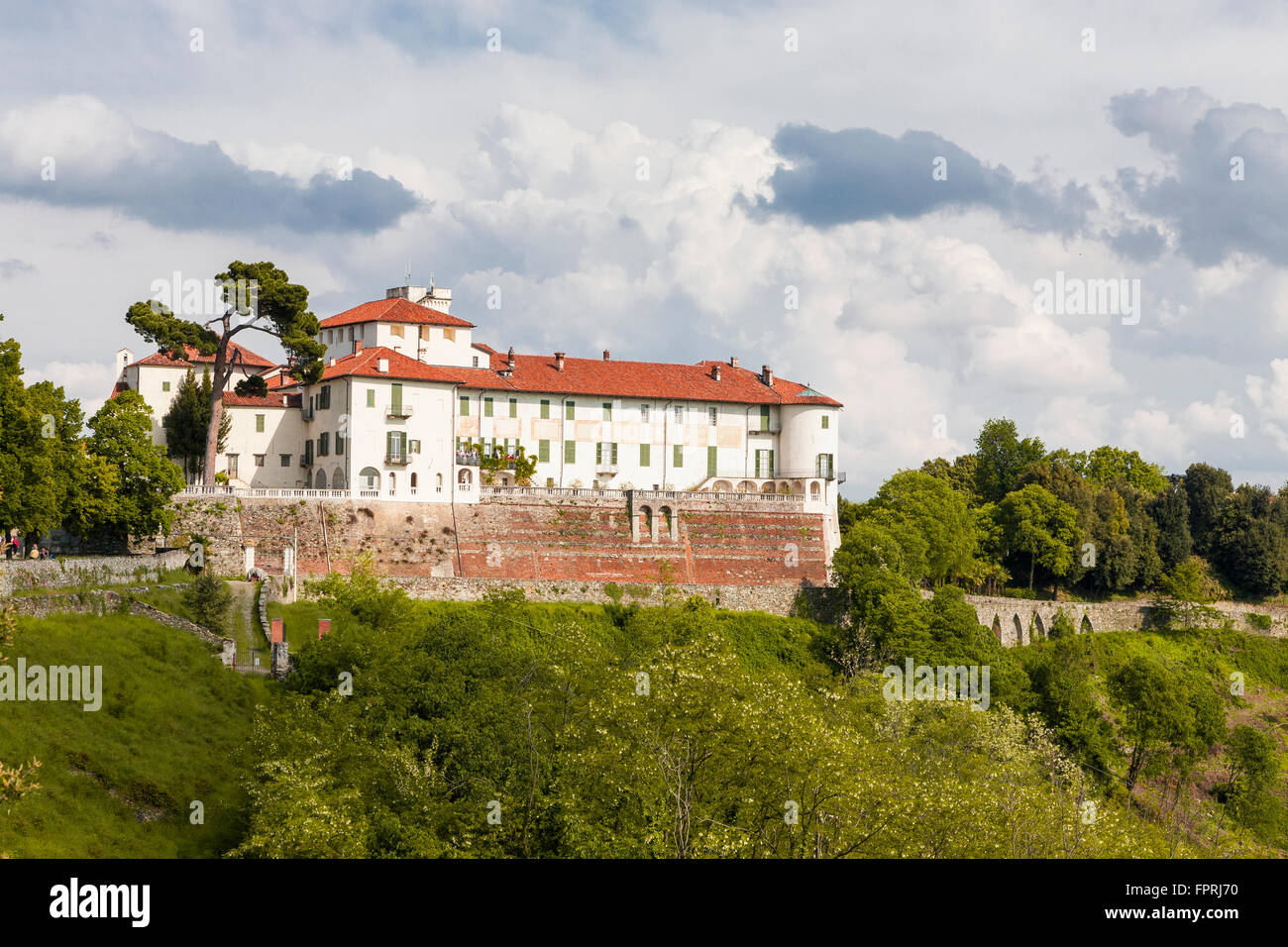 Castle of Masino, Caravino, Turin, Piedmont, Italy Stock Photo