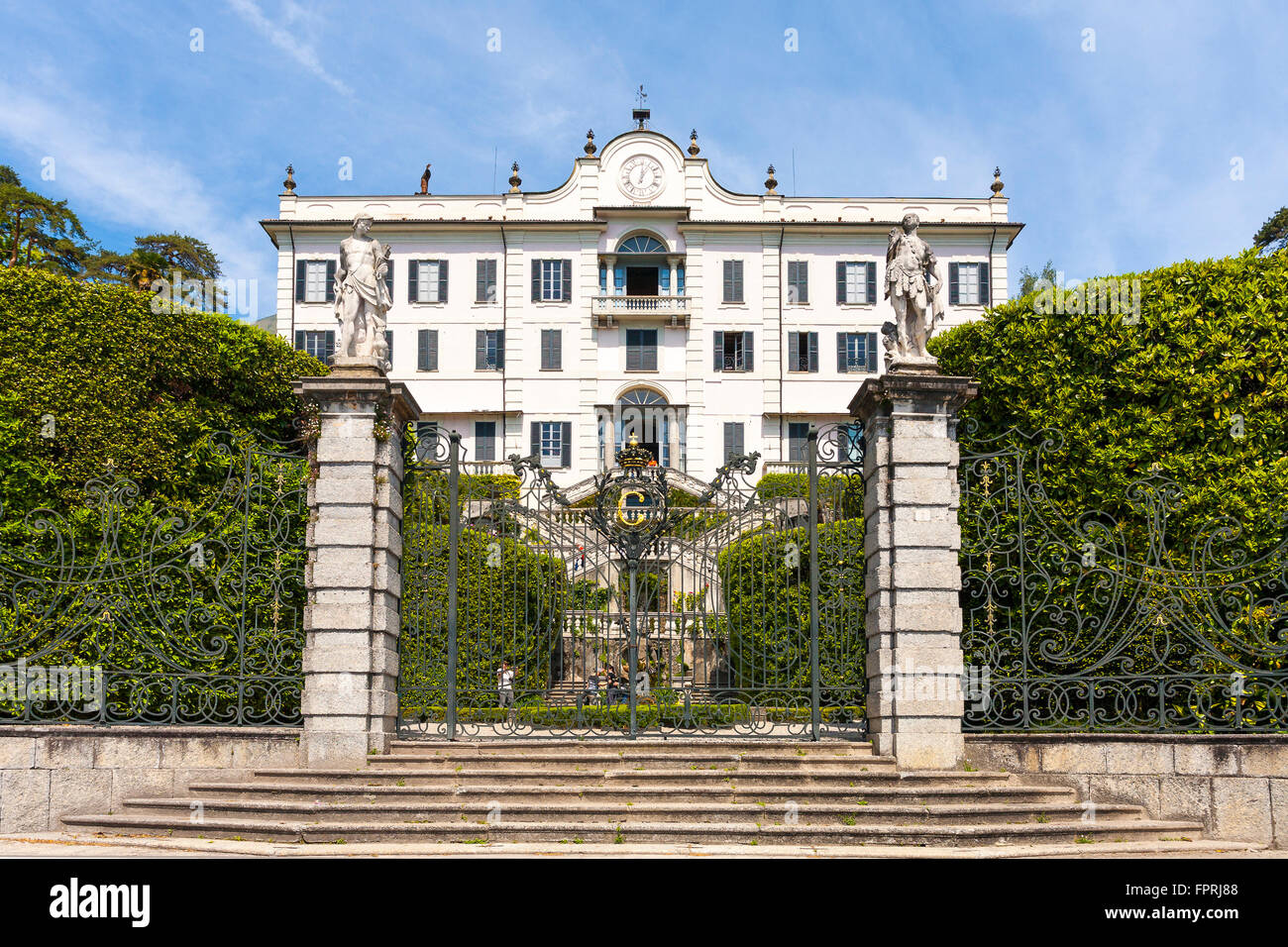 Villa Carlotta Tremezzo, lake Como, Lombardy, Italy Stock Photo