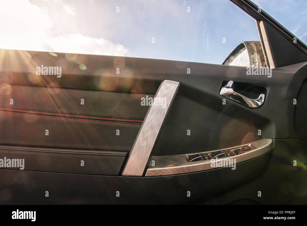 Car door trim Stock Photo Alamy