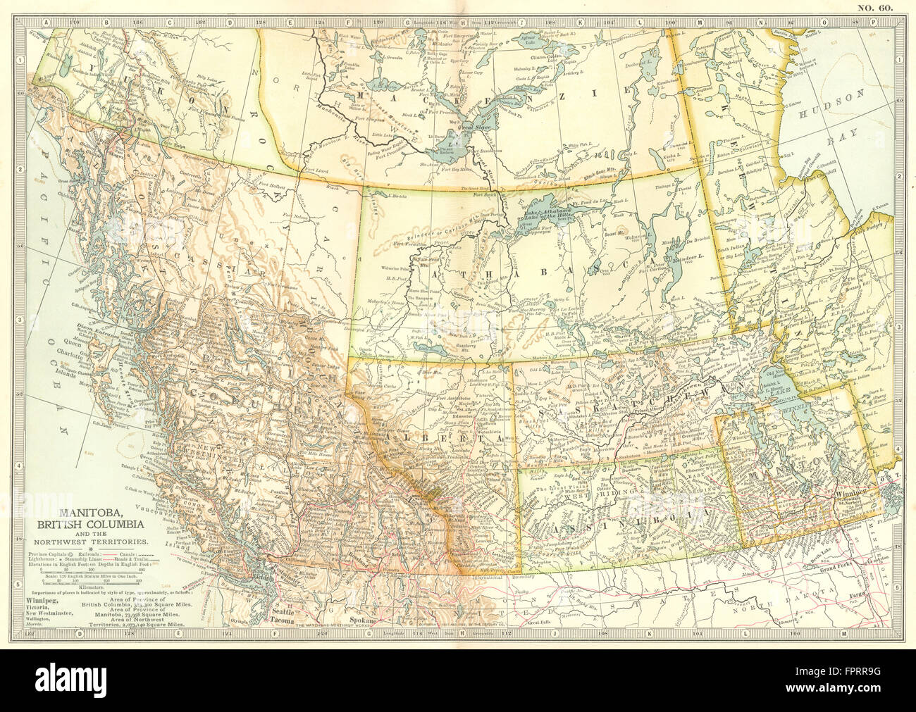 Northwest territories map hi-res stock photography and images - Alamy