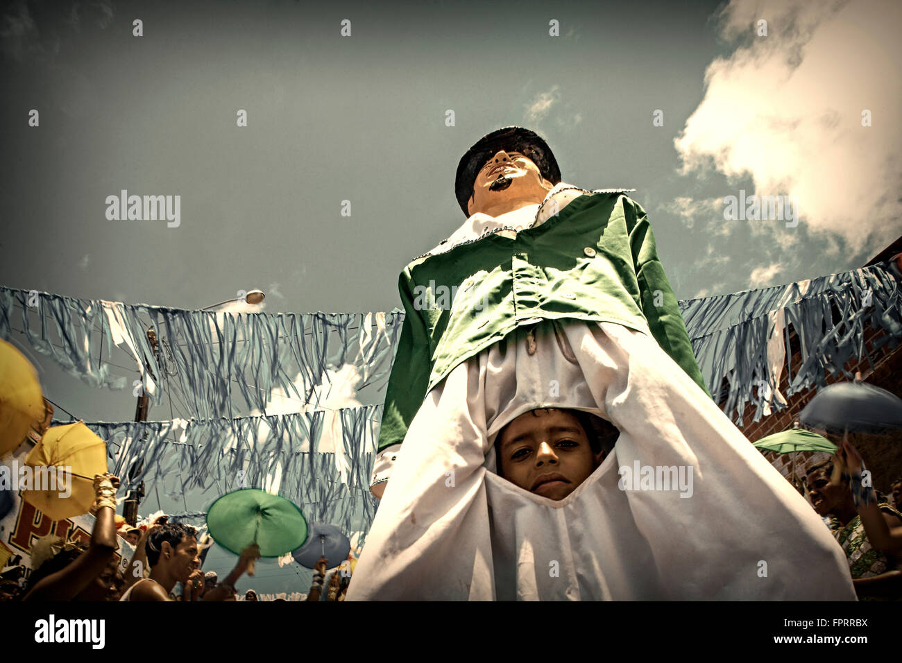 Giant puppet at Olinda carnival Stock Photo Alamy