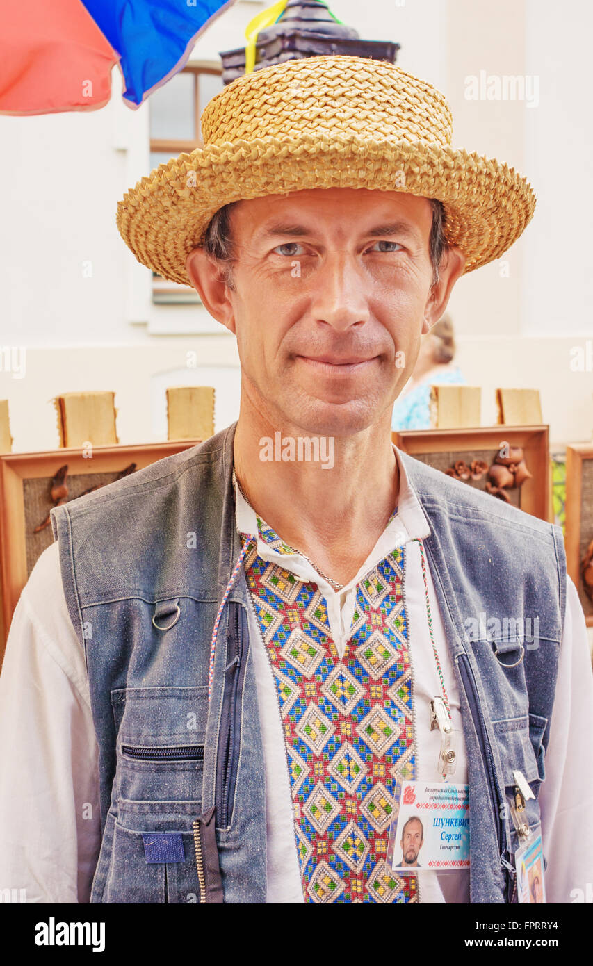 The folk masterman and their works. The fair of folk crafts and arts