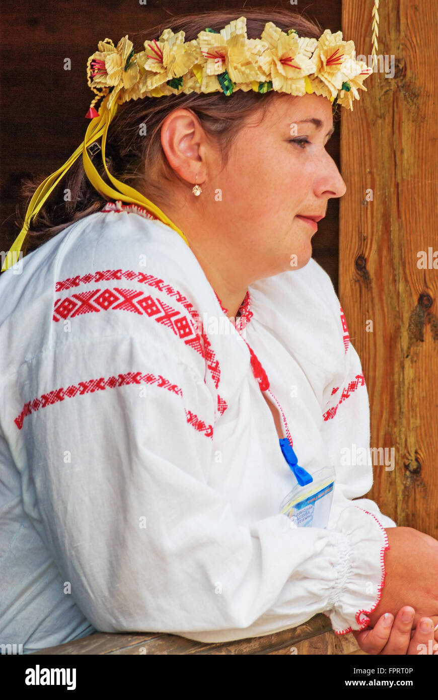 The folk masterwoman and their works. The fair of folk crafts and arts