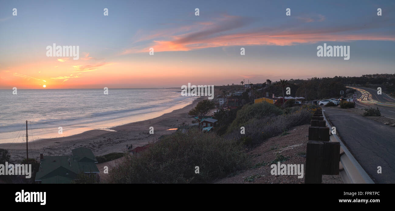 Cottages Along Crystal Cove Beach On The Newport Beach And Laguna