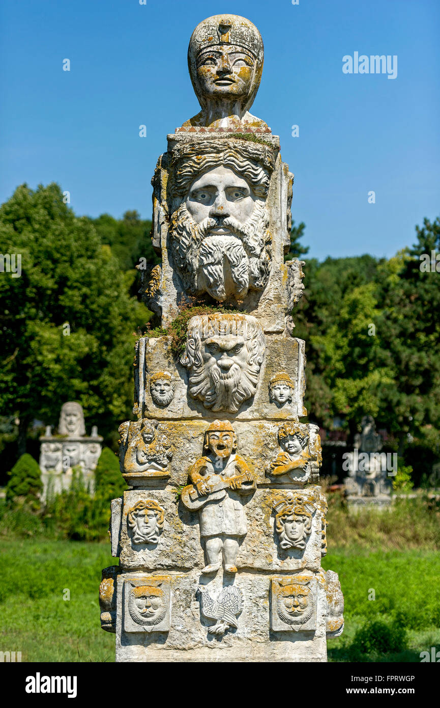 Grotesque sculptures in mixed styles of several epochs by Max