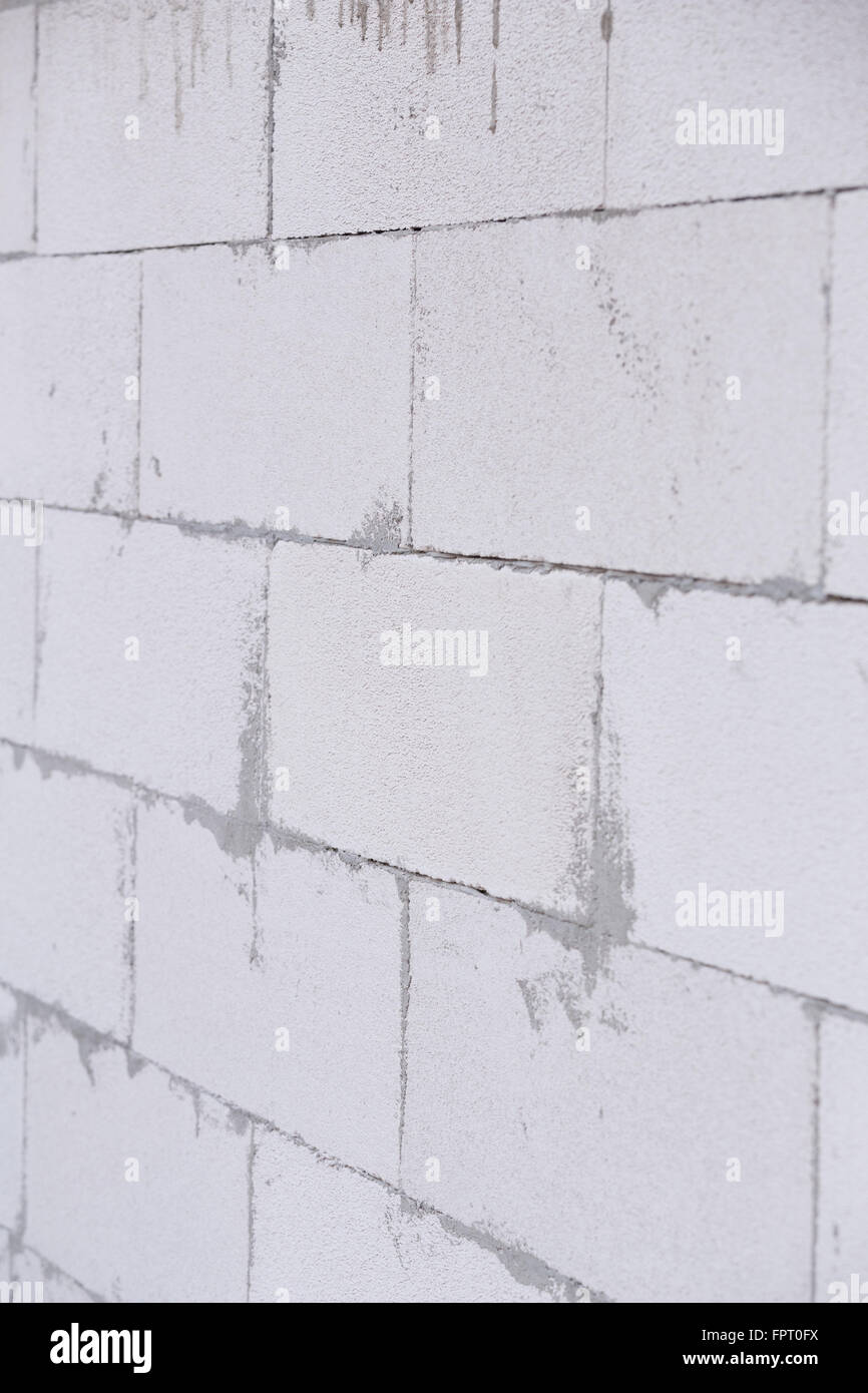 White concrete block wall hires stock photography and images Alamy