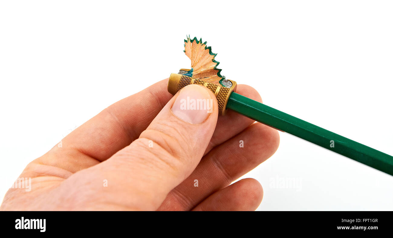 pencil sharpener hand