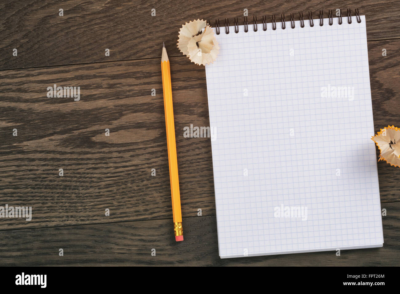 Vintage pencil notepad hi-res stock photography and images - Alamy