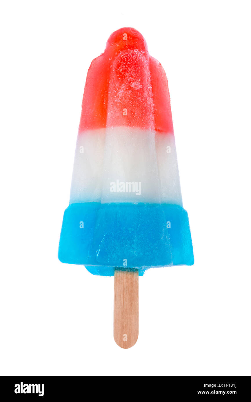 white blue popsicle hi-res stock and images - Alamy