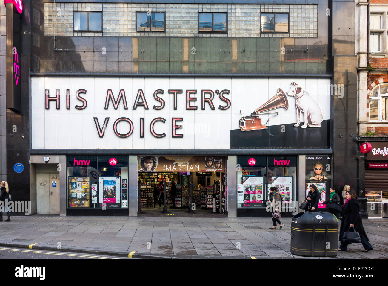 HMV, Oxford Street, London, UK Stock Photo Alamy