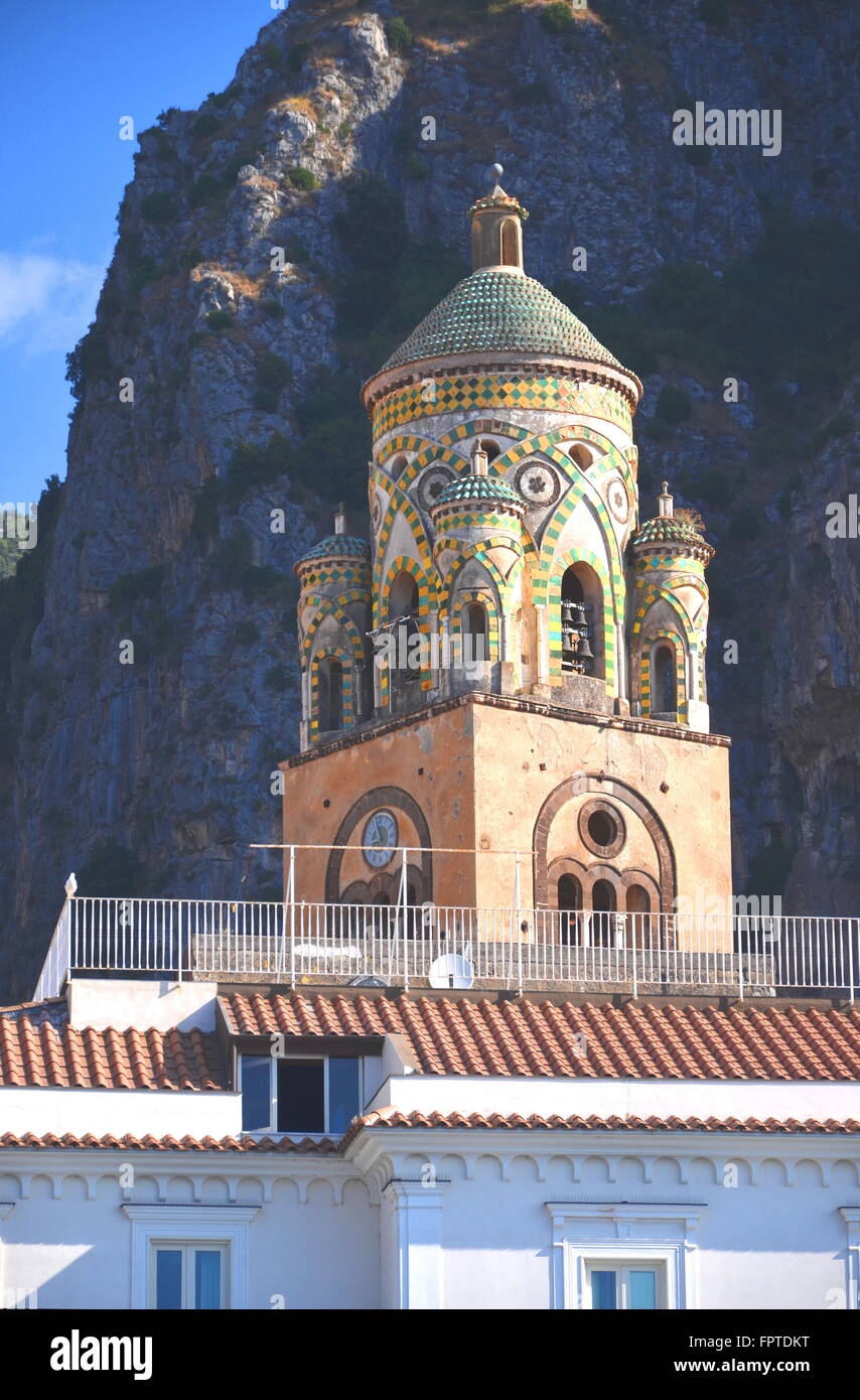 Picturesque summer landscape of town Amalfi, Italy Stock Photo - Alamy
