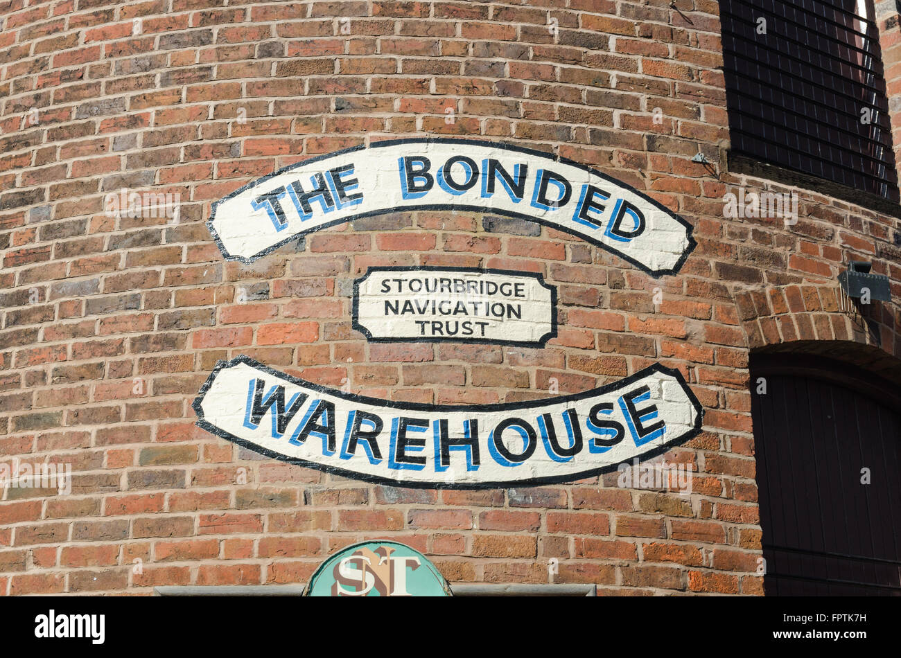 The Bonded Warehouse, Stourbridge, Dudley, West Midlands Stock Photo