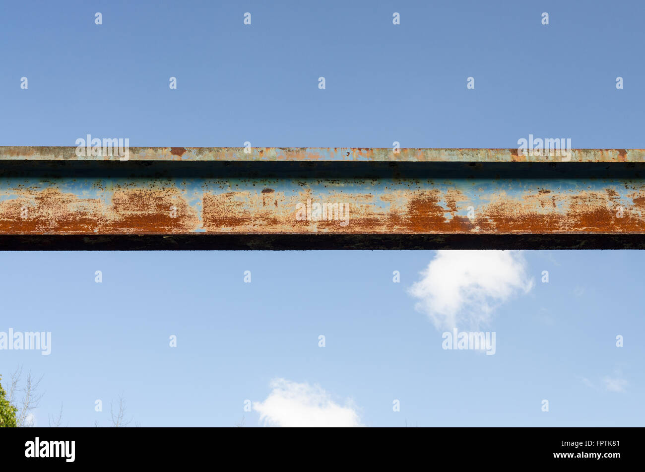 Rusty steel girder Stock Photo Alamy