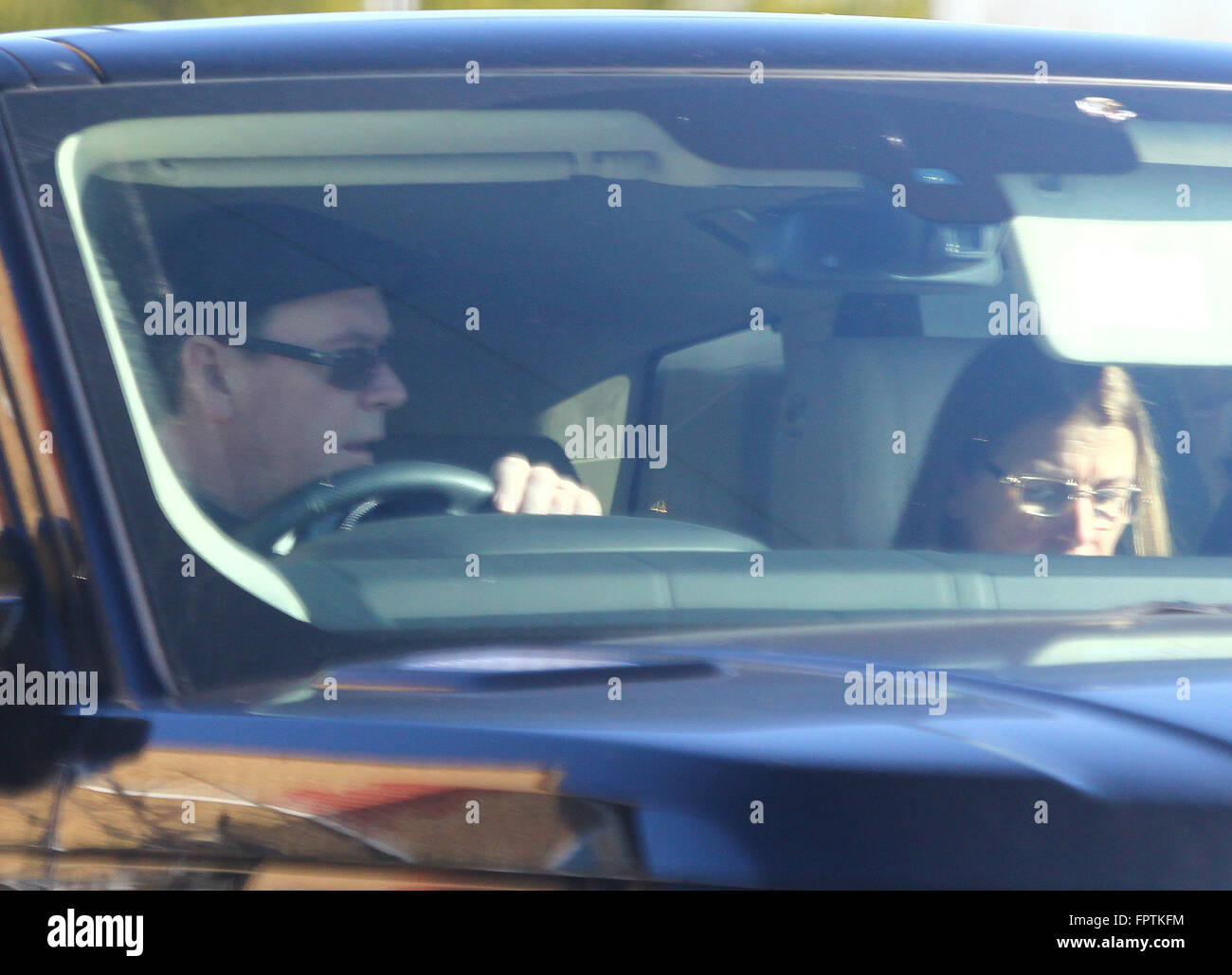 The cast of 'Eastenders' are seen outside Elstree Studios in Borehamwood  Featuring: Adam Woodyatt Where: Borehamwood, Hertfordshire, United Kingdom When: 16 Feb 2016 Stock Photo
