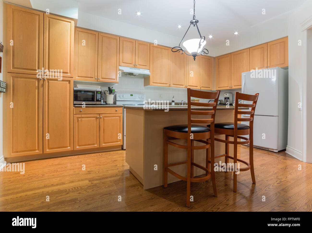 Interior design of modern kitchen Stock Photo - Alamy