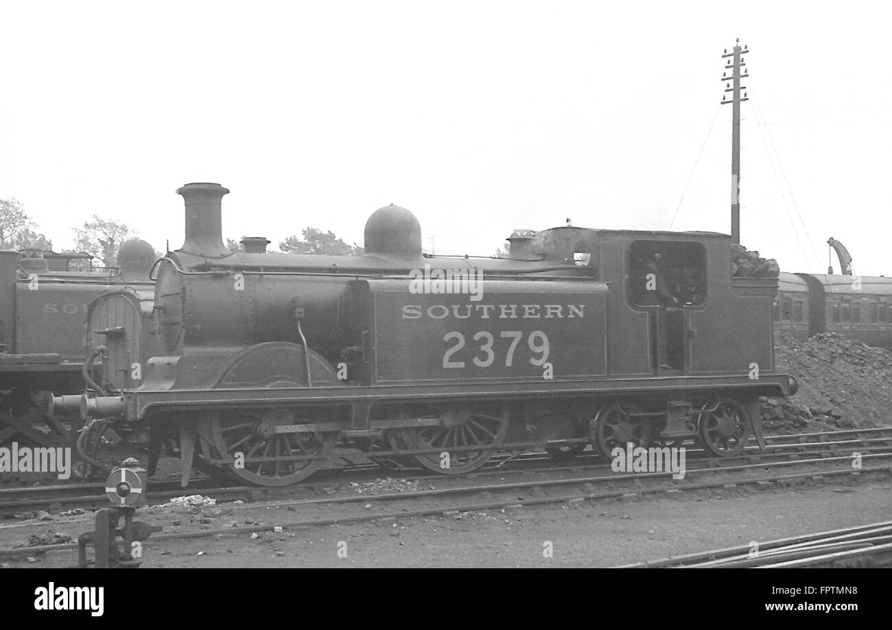 LB&SCR D3 2379 SR 0-4-4T Locomotive before withdrawal in 1952