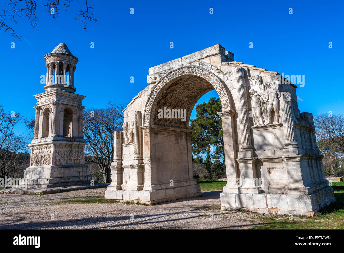 Les Antiques ,Saint Rémy de Provence,Bdr france 13 Stock Photo Alamy