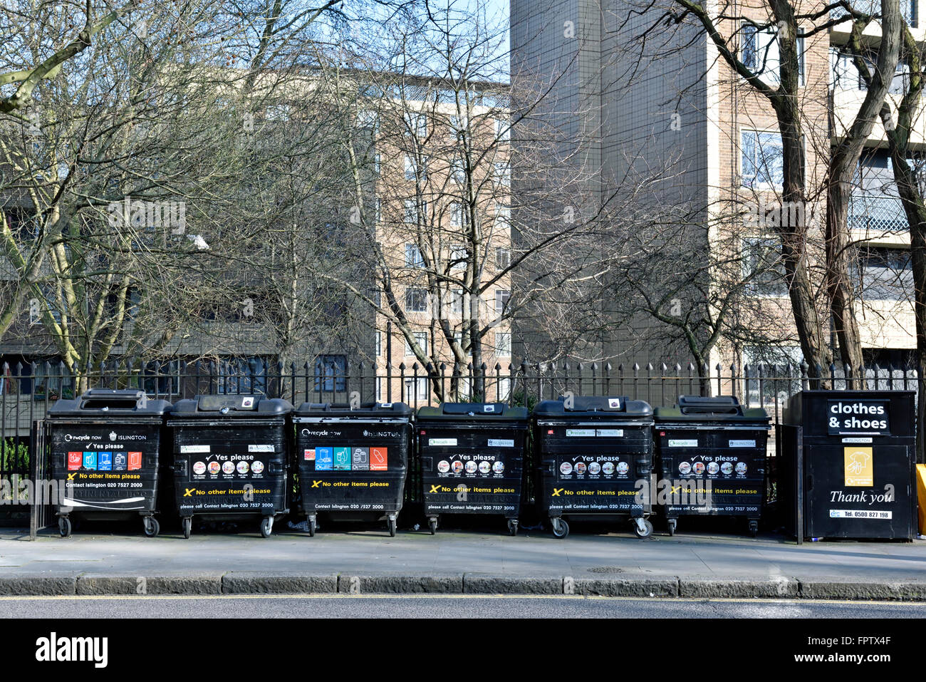 Islington recycle bin hires stock photography and images Alamy