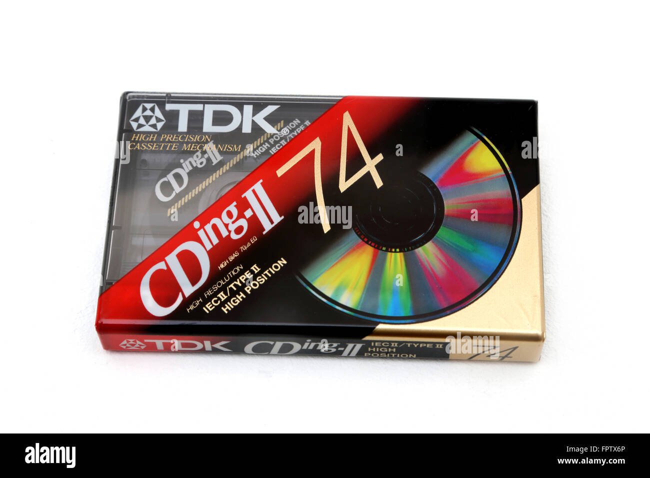 TDK Cassette Tape Stock Photo
