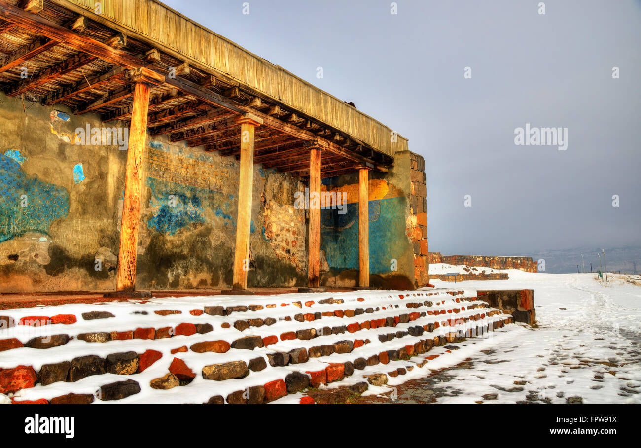 Fortress Erebuni in Yerevan Stock Photo