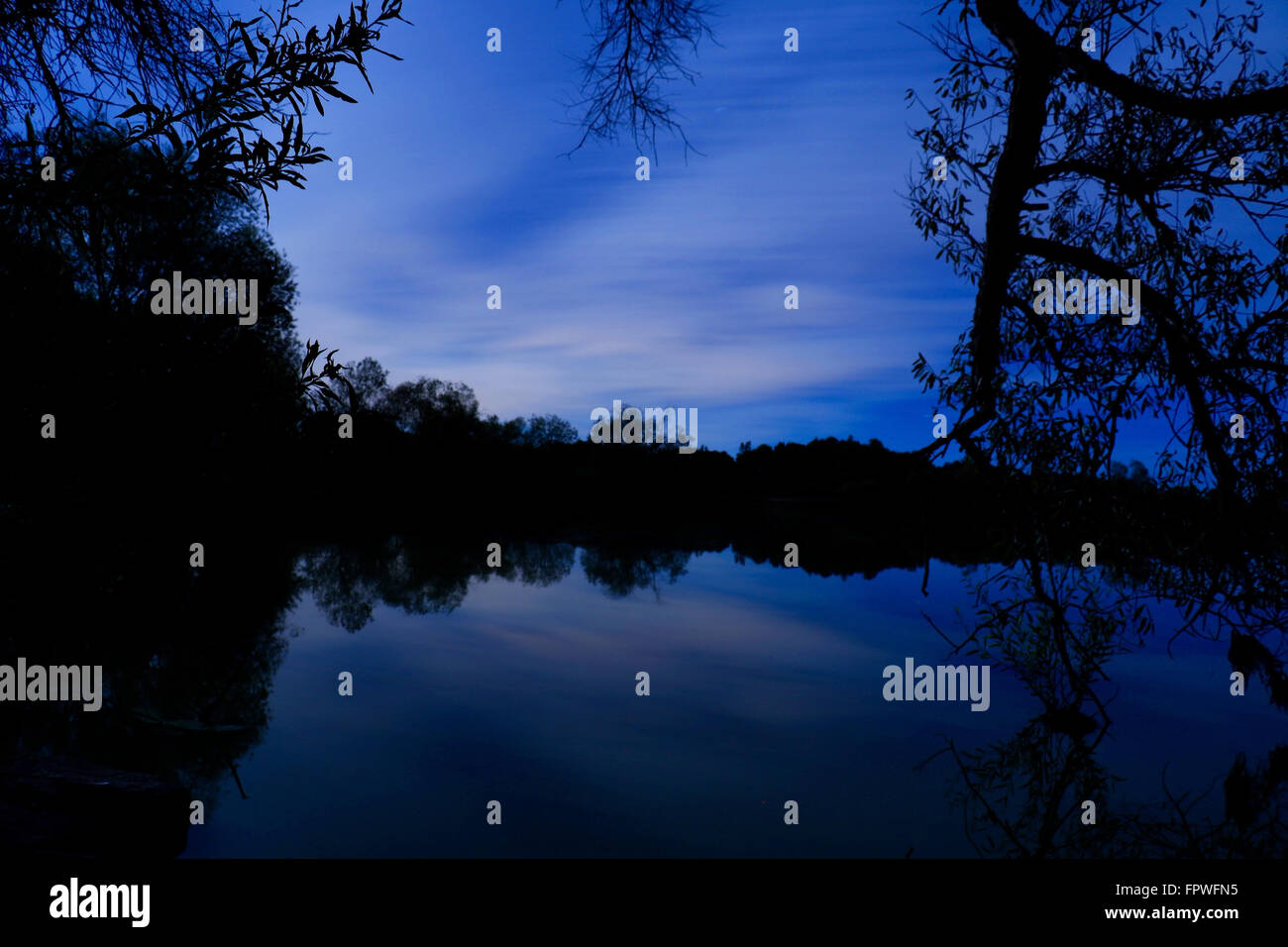 Rohnert Park at Night Stock Photo Alamy