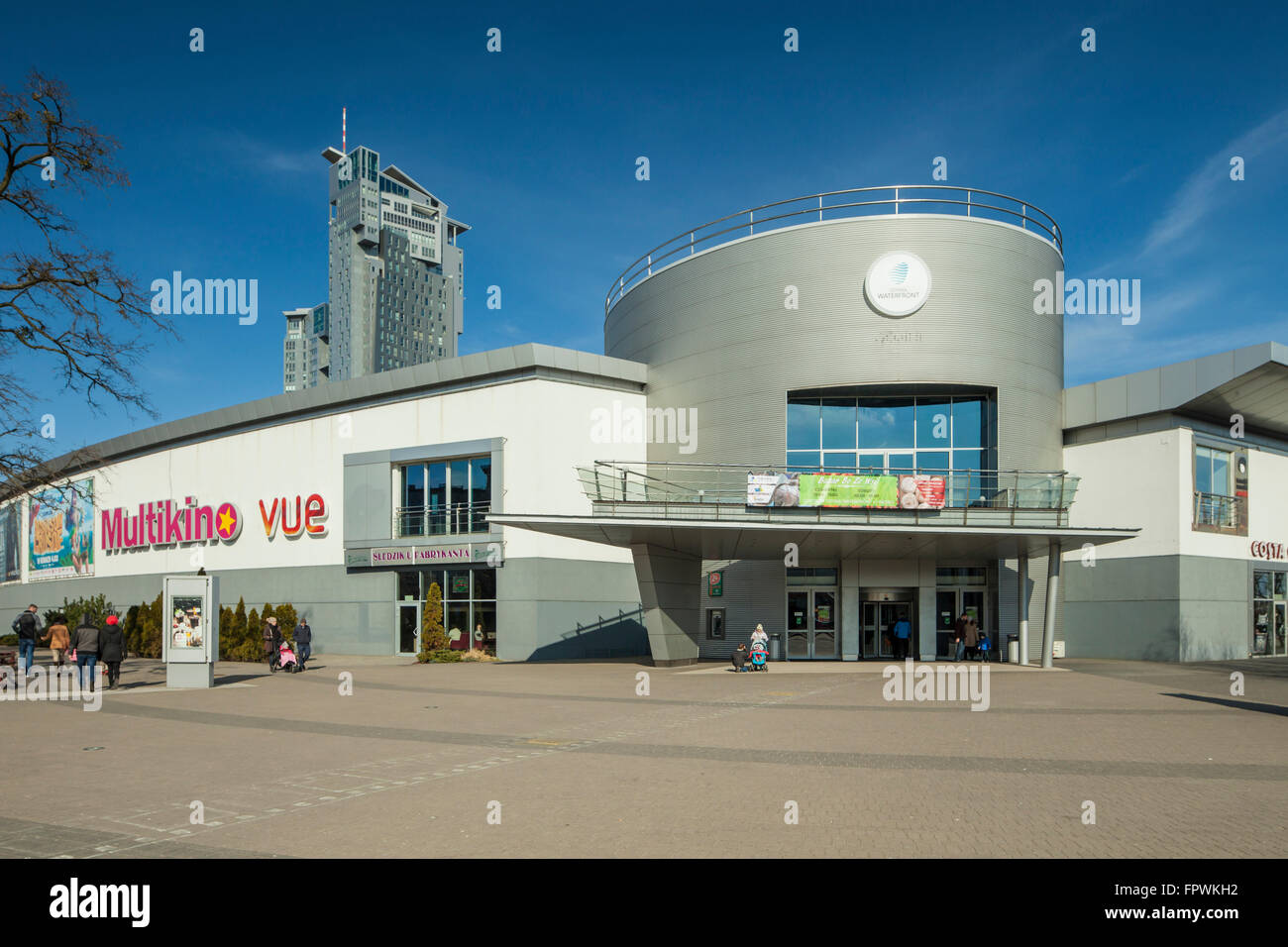 Multiplex cinema on Kosciuszko Square in Gdynia, Poland. Stock Photo