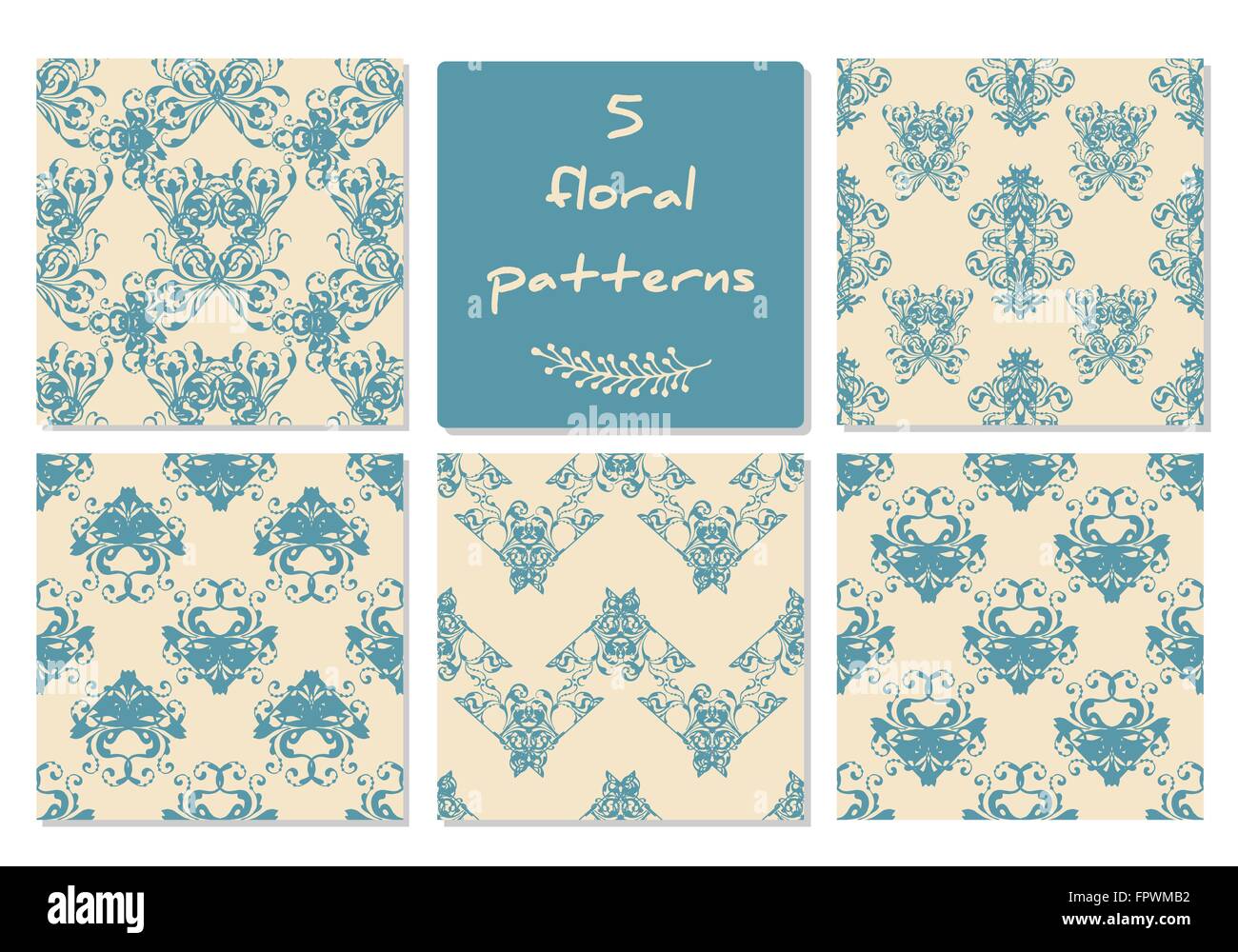 seamless floral pattern Stock Vector Image & Art - Alamy