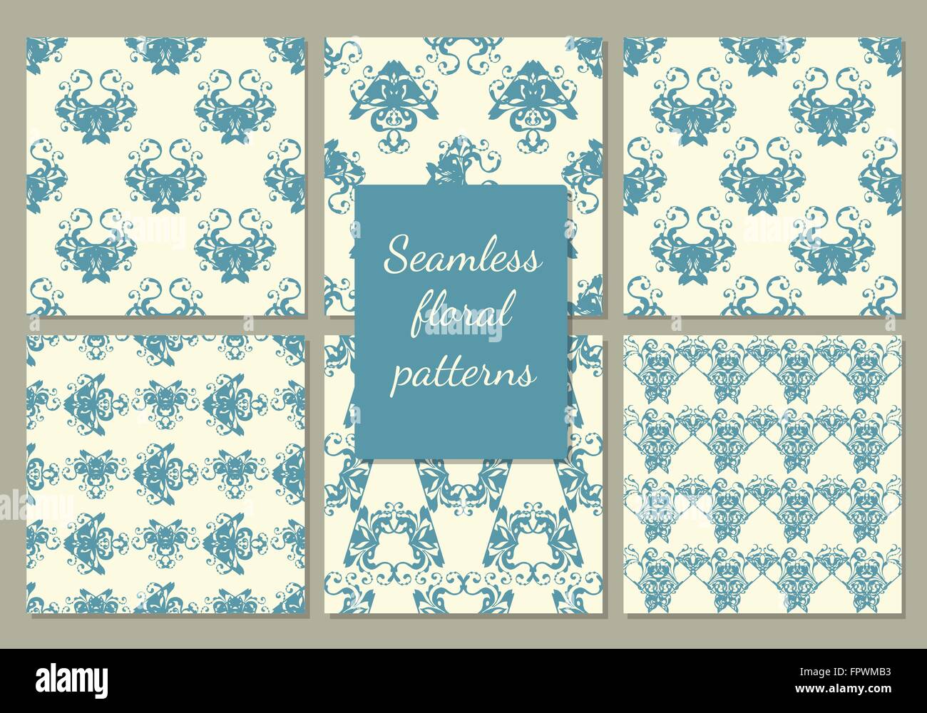 seamless floral pattern Stock Vector Image & Art - Alamy