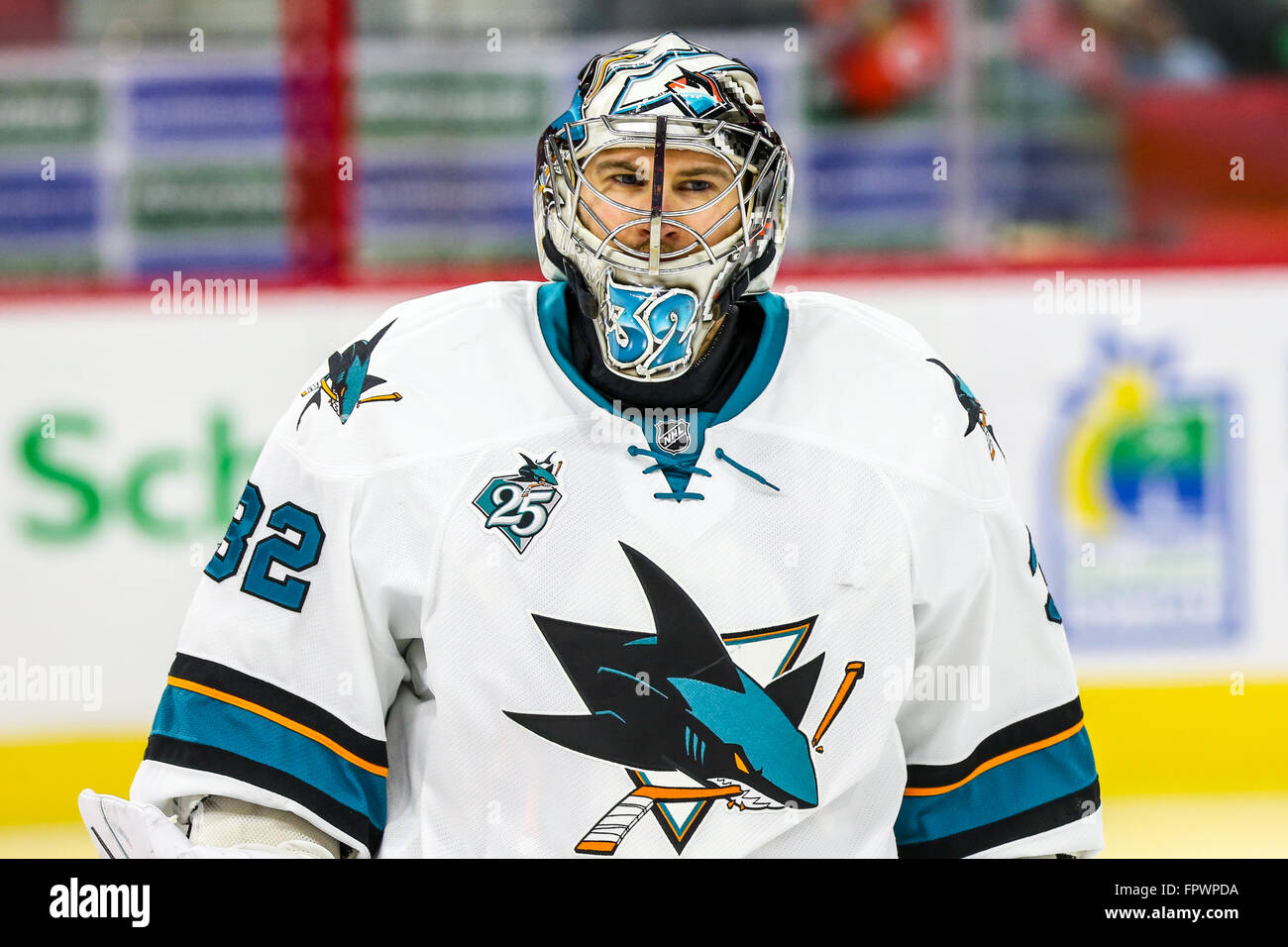 san jose sharks goalie jersey