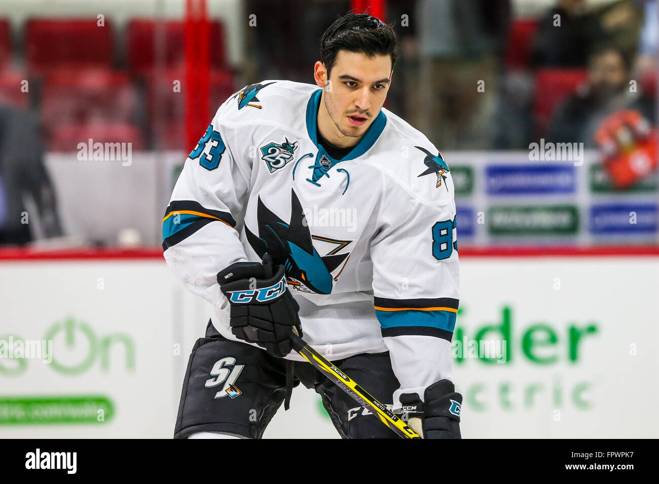 Duotone jersey concept for the San Jose Sharks of the NHL. Circle/Fin  secondary logo used as main crest. Line placement and thickness to evoke  the feeling of a shark swimming through the