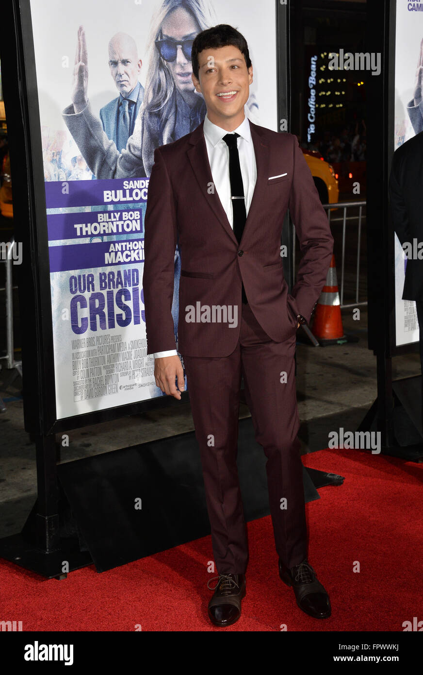 LOS ANGELES, CA - OCTOBER 26, 2015: Actor Reynaldo Pacheco at the Los ...