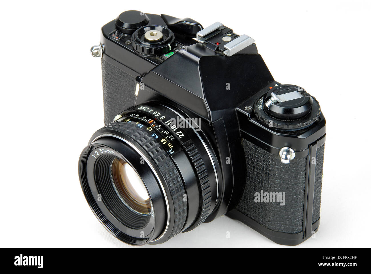 An image of a 35mm Camera Stock Photo