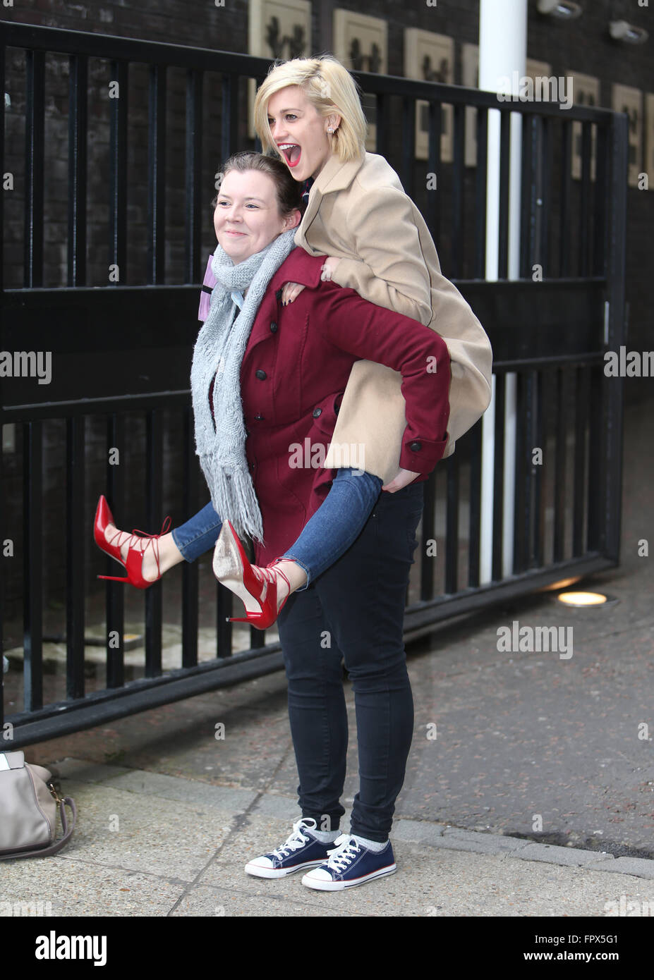 Ashley Roberts outside ITV Studios Featuring: Ashley Roberts Where