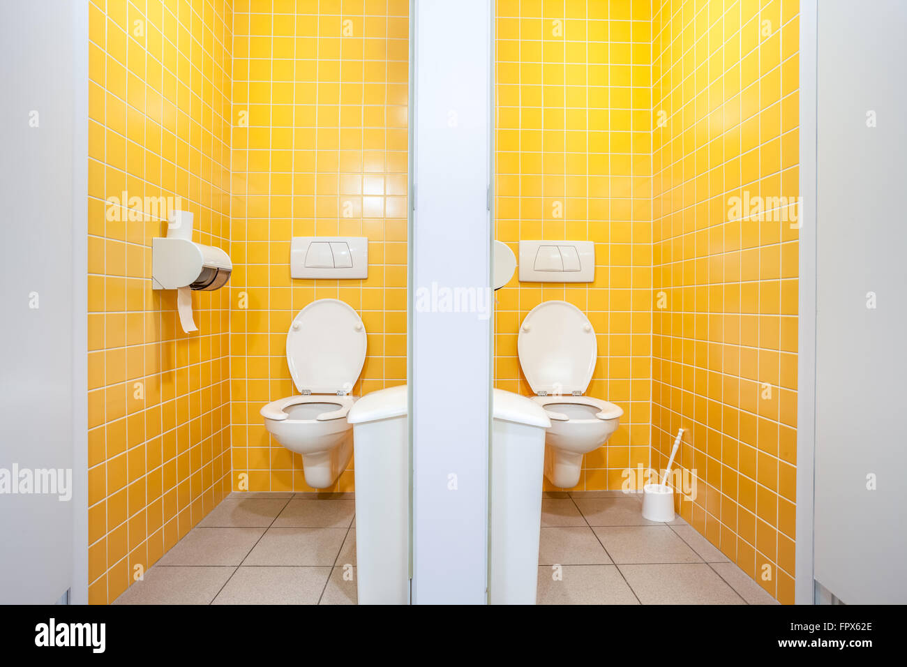 an public toilet in an public building for lady's Stock Photo Alamy
