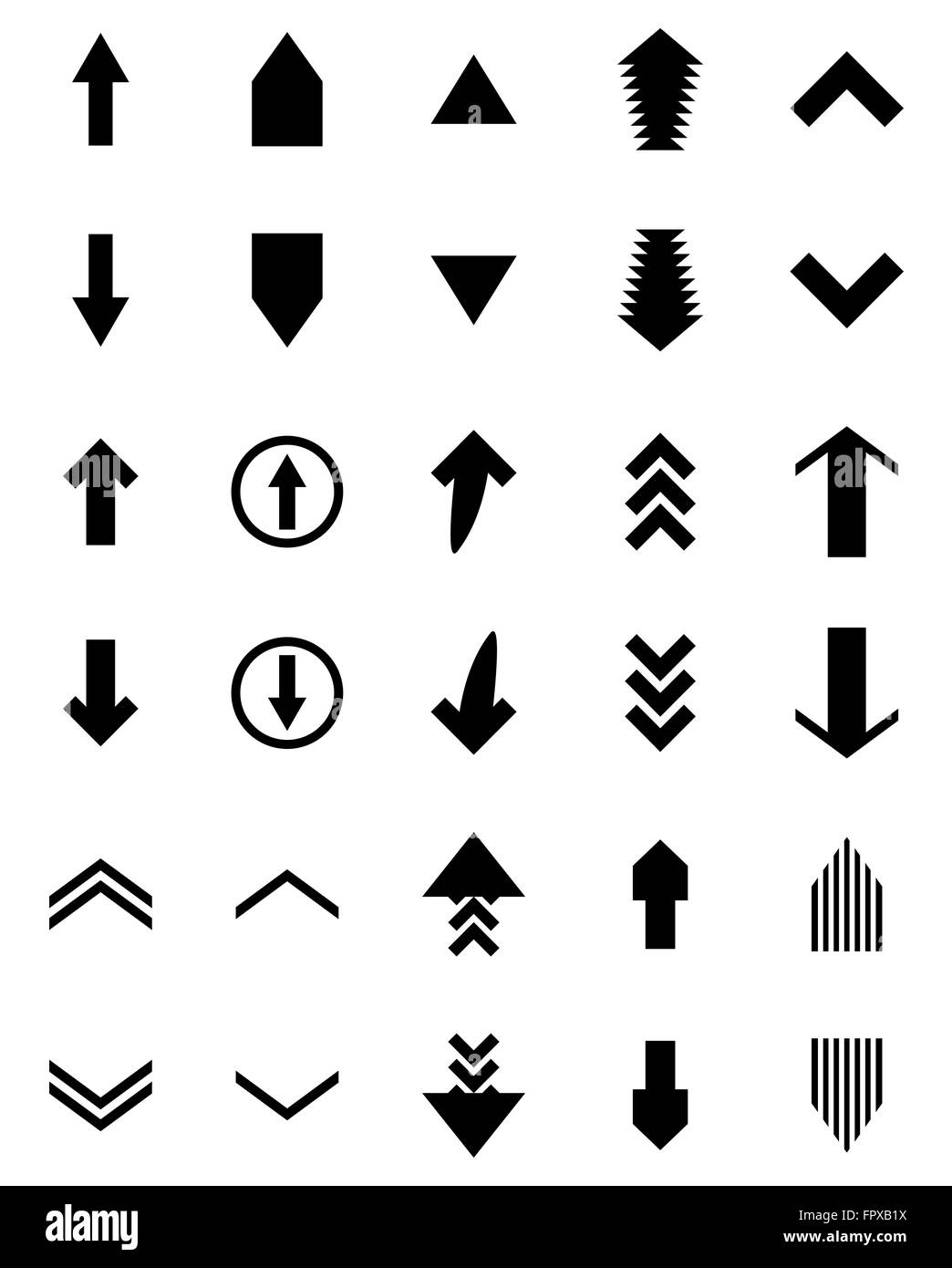 Arrow black up and down, upload download. Down and upload, download ...