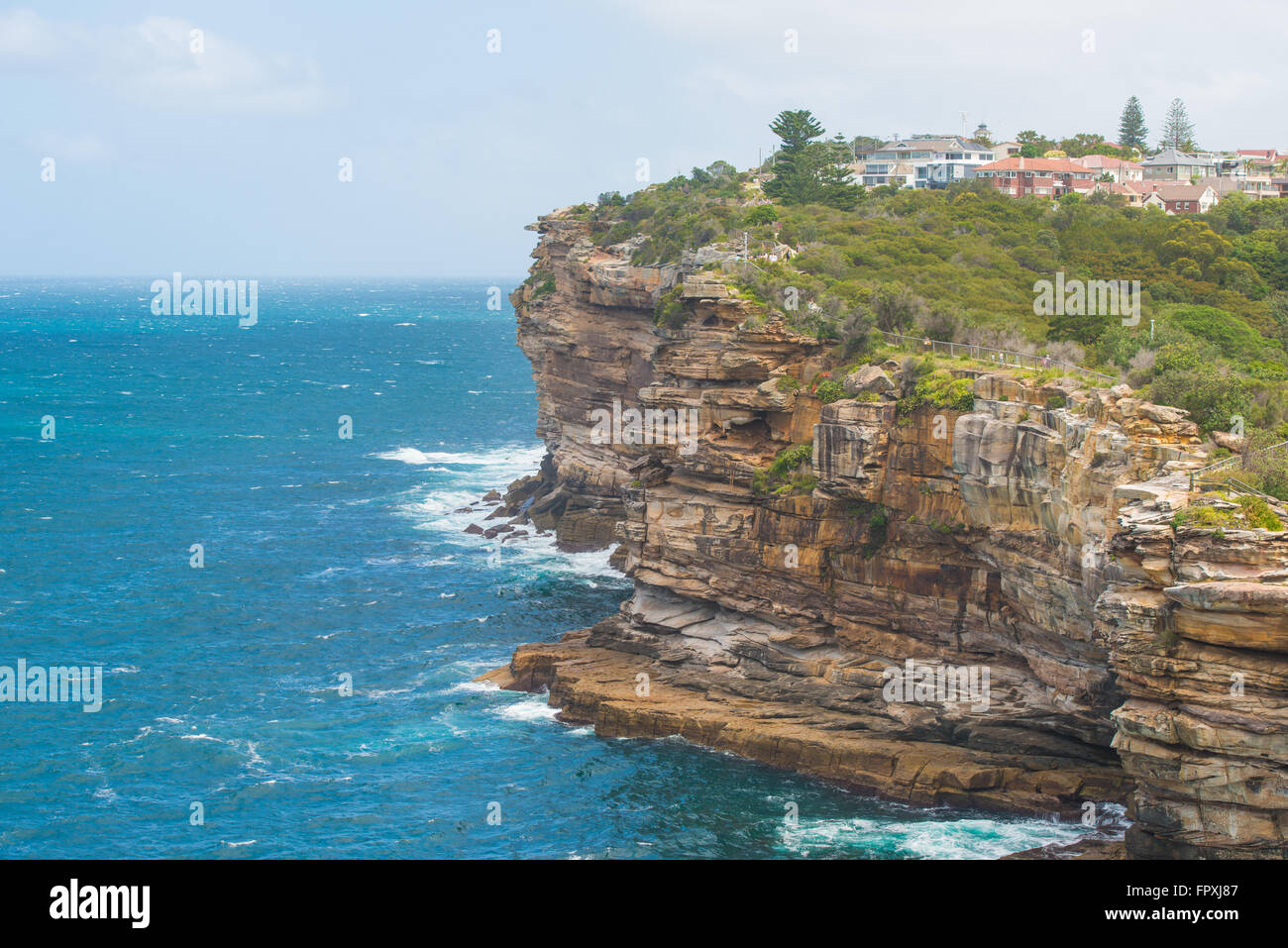 The Gap on a sunny day in Watsons Bay Sydney Stock Photo