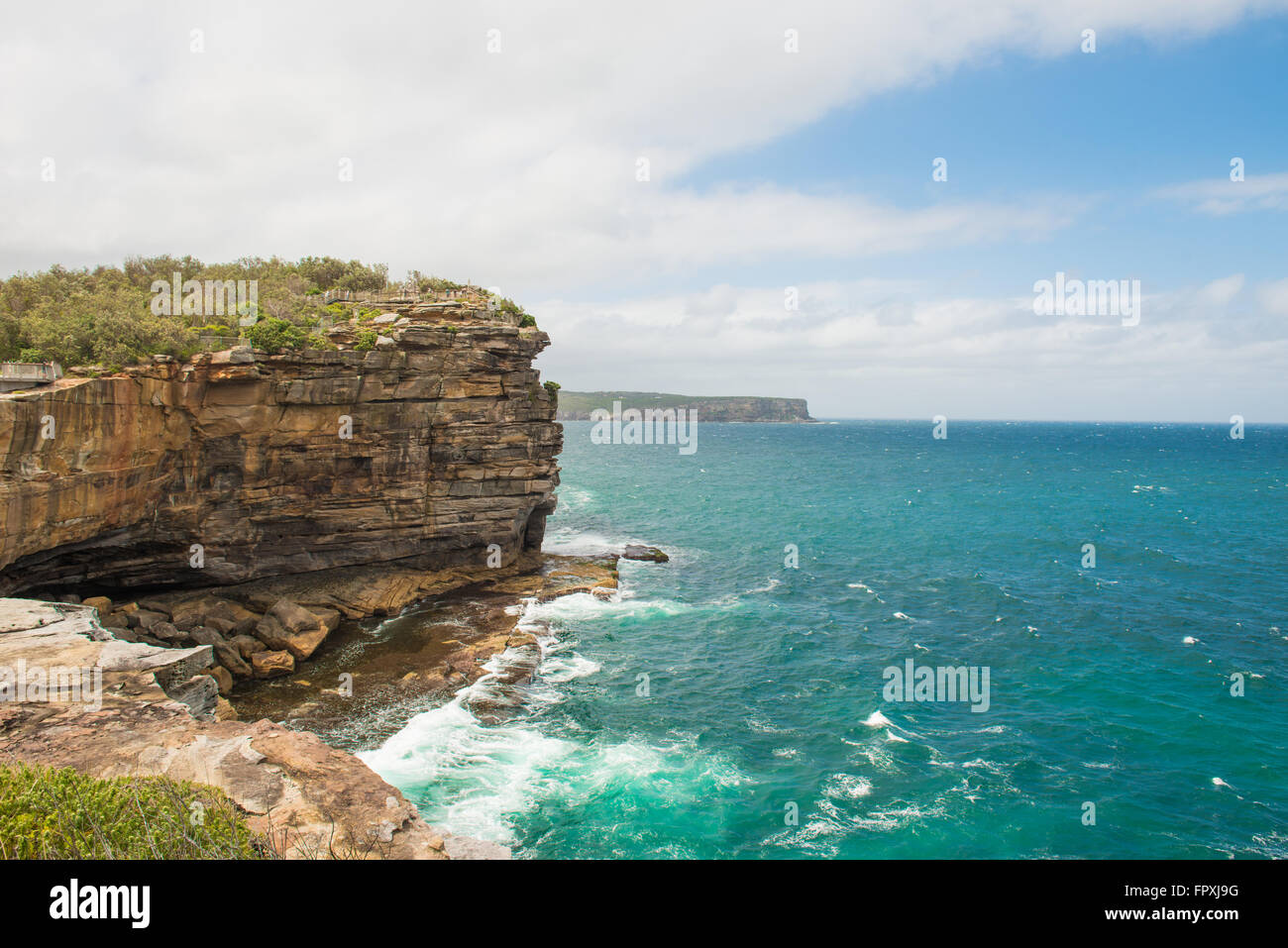 The Gap on a sunny day in Watsons Bay Sydney Stock Photo