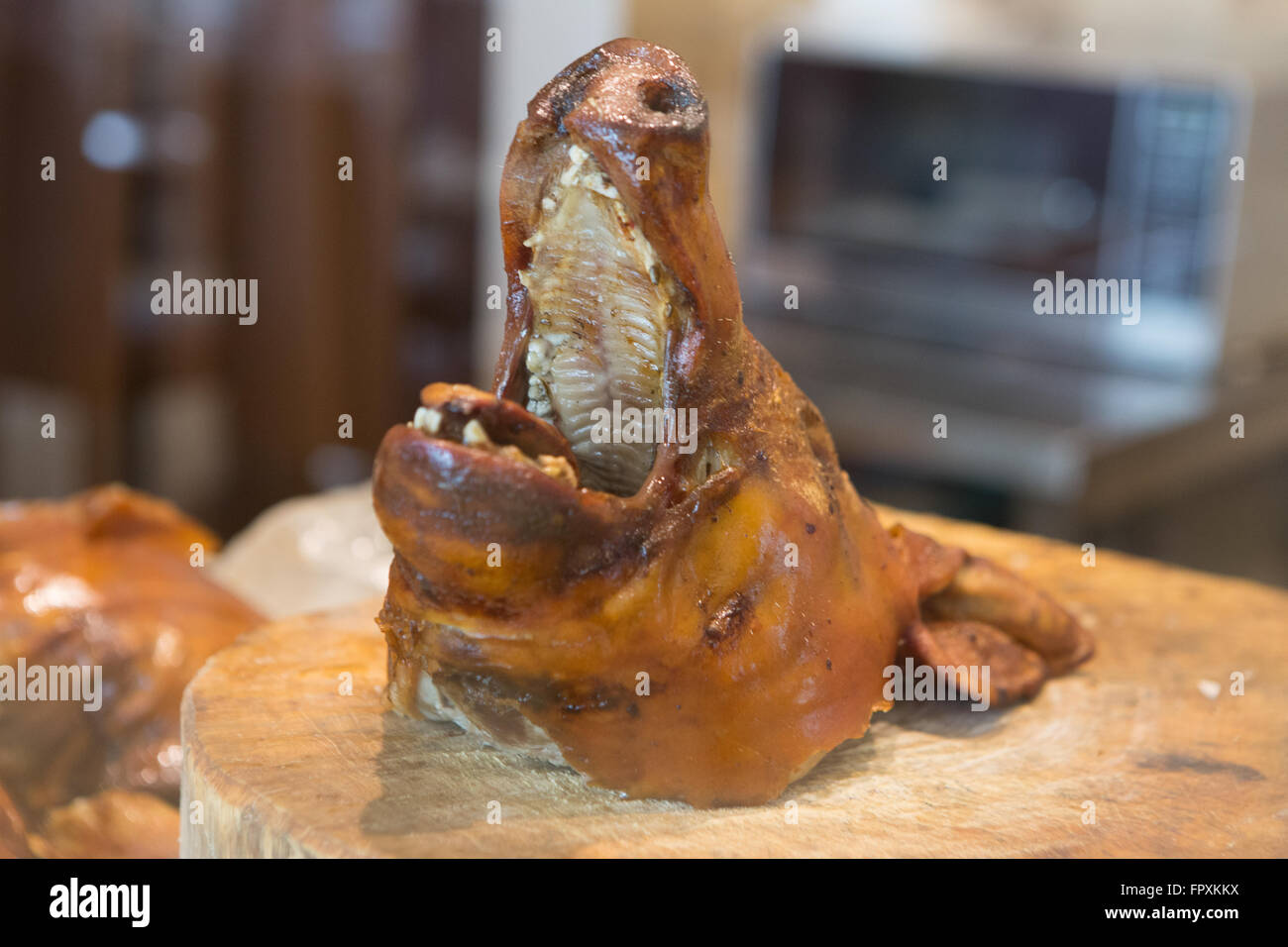 A culinary dish of the Philippines is a spit roasted pig known as ...